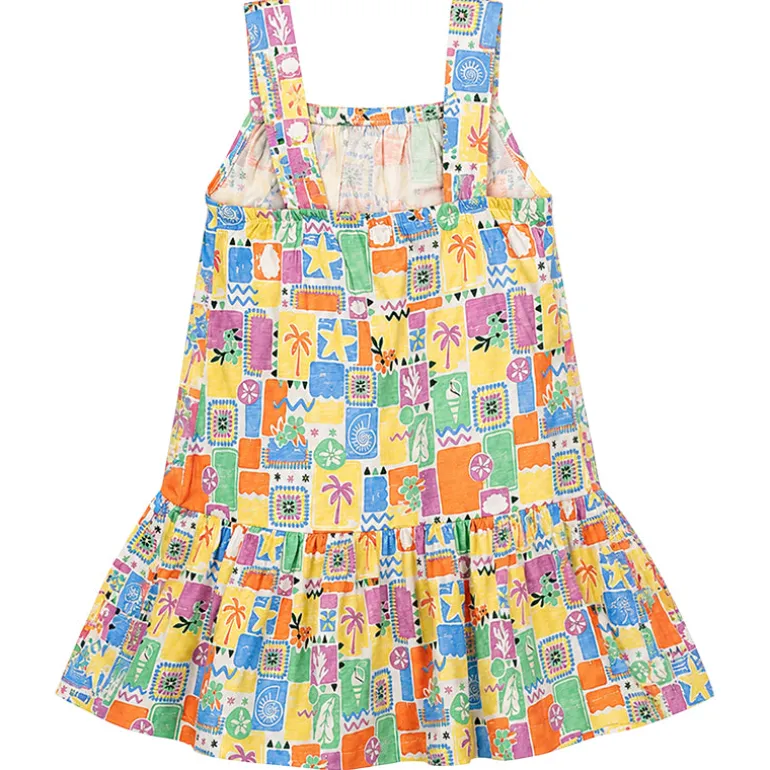 Abito copricostume bambina little stampa
