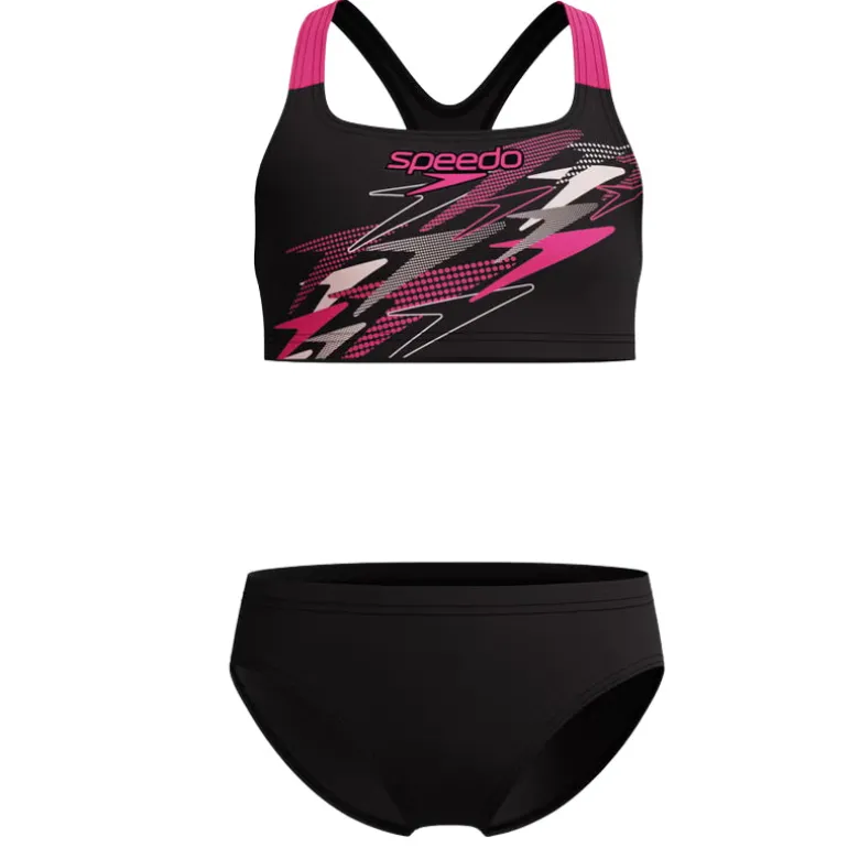 Bikini bambina Medley Logo Racerback