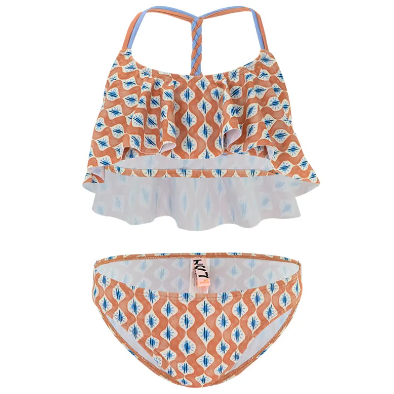 Bikini bambina Volant Caramel