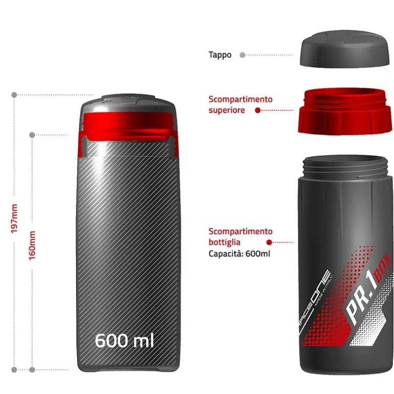 BORRACCIA PORTAOGGETTI 600ML