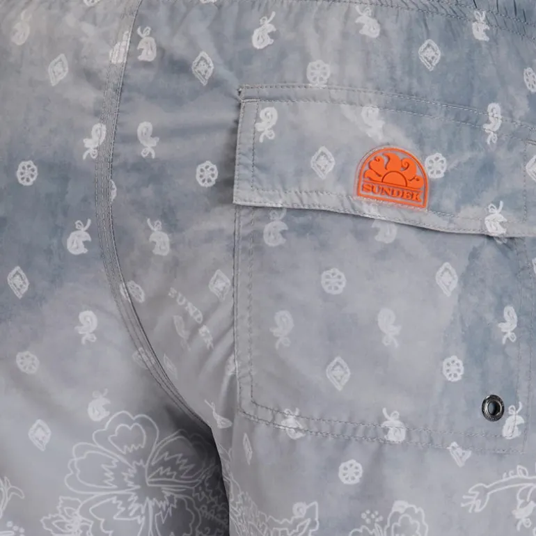 Boxer uomo corto Paisley Bandana