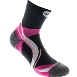 CALZE SKY RUN ANTIVESCICA L+R 26 NERO/FUXIA