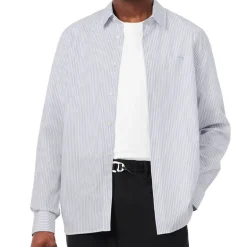 Camicia uomo popeline a righe