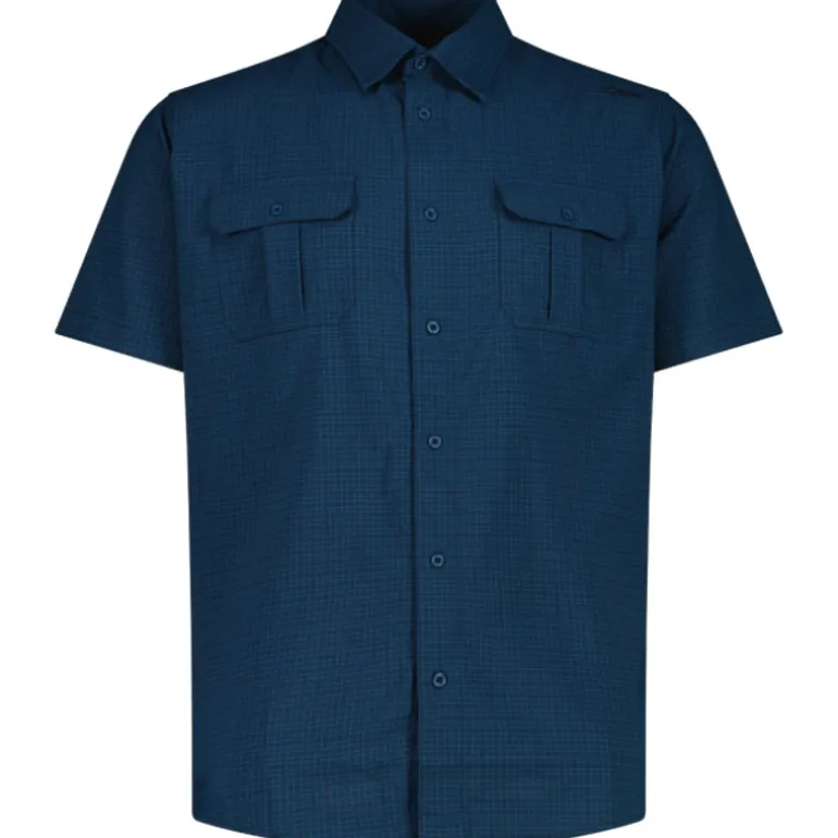 Camicia uomo Quadri manica corta