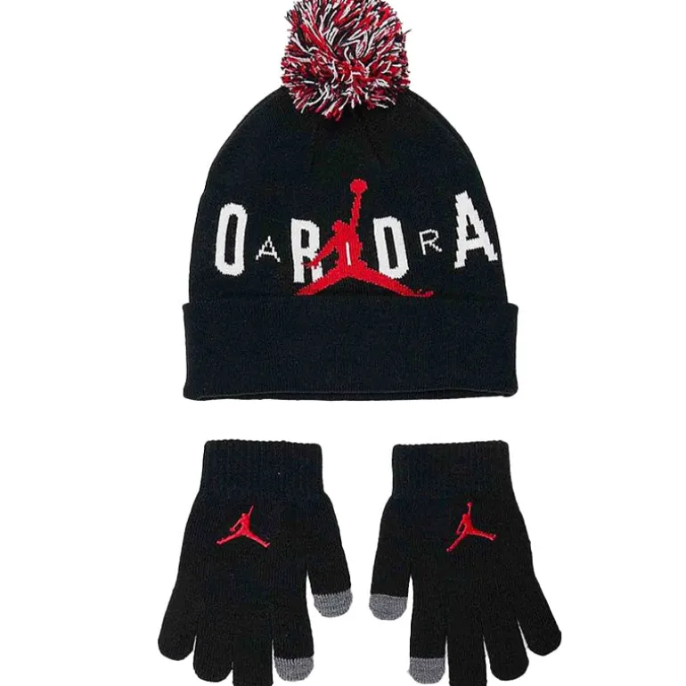 Cappello + Guanti bambino Jordan Pon Pon