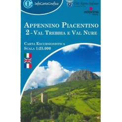 Cartina Appennino Piacentino 2 Val Trebbia e Val Nure