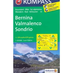 Cartina Bernina Valmalenco