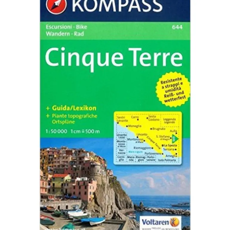 Cartina Cinque Terre