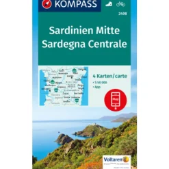 Cartina escursionistica Sardegna Centrale 1:50.000
