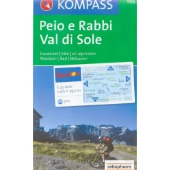 Cartina escursionistica Val di Sole 1:25.000
