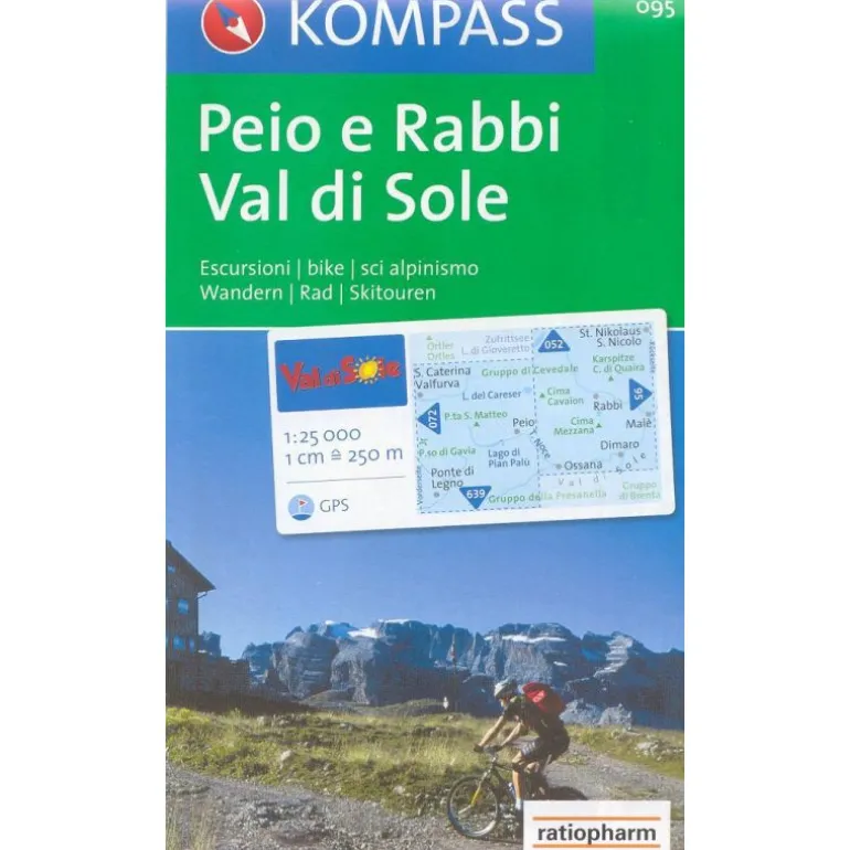Cartina escursionistica Val di Sole 1:25.000