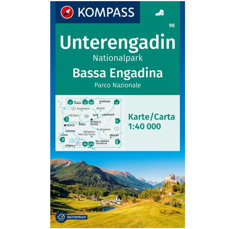 Cartina Unterengadin 1:40.000