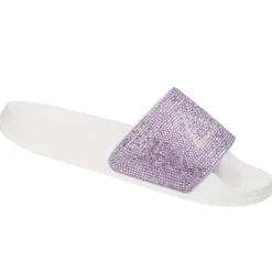 Ciabatte donna Slippers strass logo