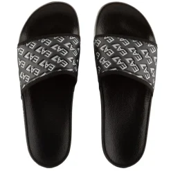 Ciabatte uomo Logo elastan gros rubber