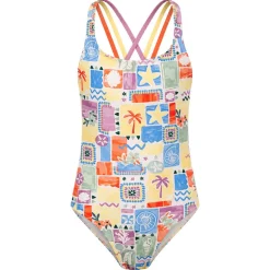 Costume bambina little stampa
