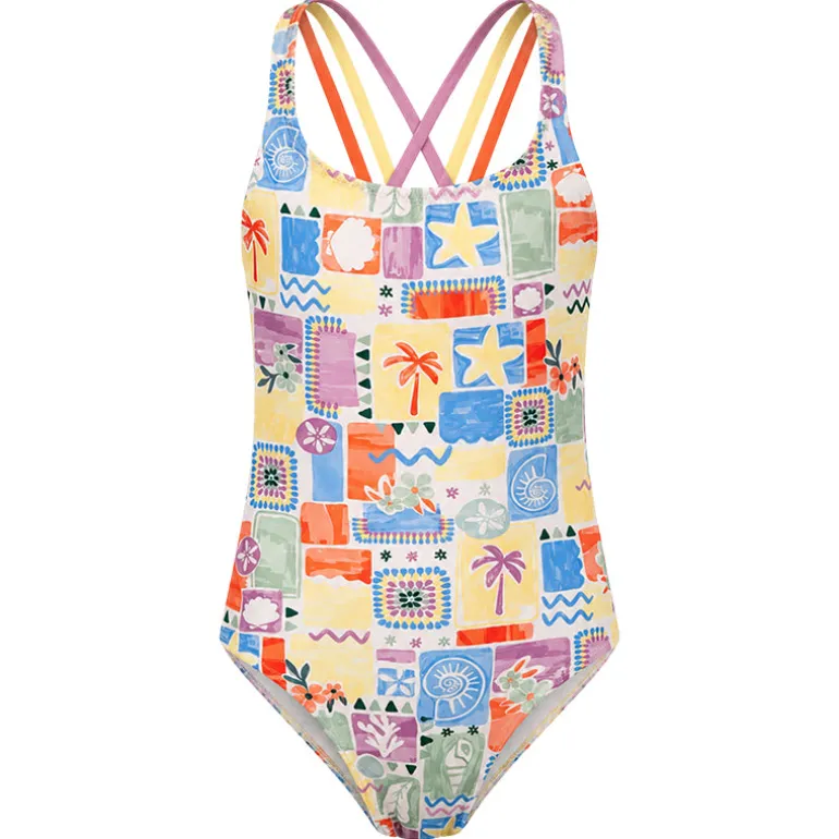 Costume bambina little stampa