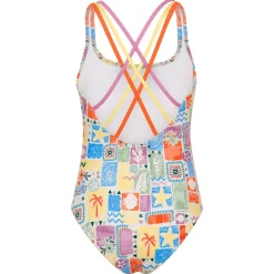 Costume bambina little stampa