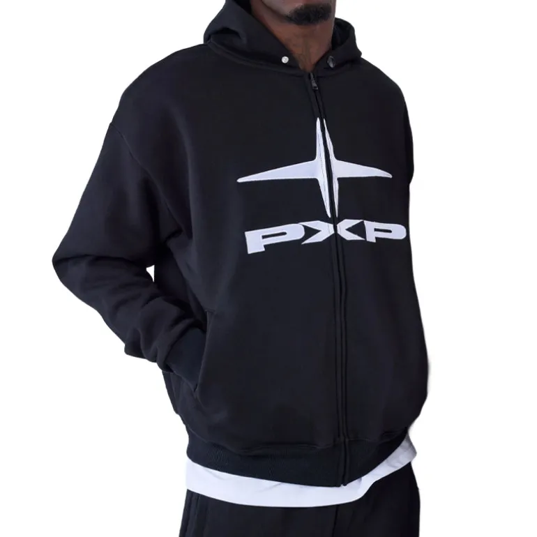 Felpa uomo zip Essentials