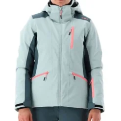 Giacca donna Sci con cappuccio staccabile