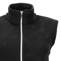 Gilet donna stampa rose