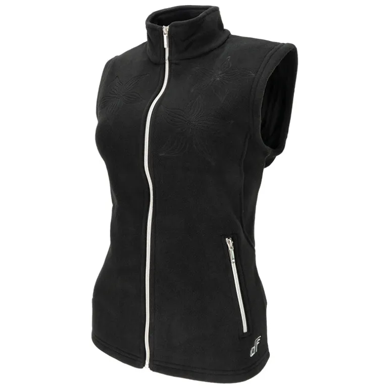 Gilet donna stampa rose