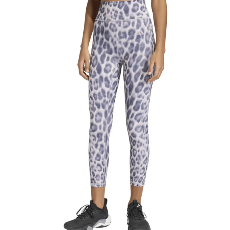 Leggings donna Optime Essentials Workout Leopard 7/8