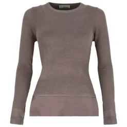 Maglione donna bordo raso