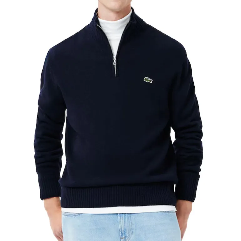 Maglione uomo Collo zip