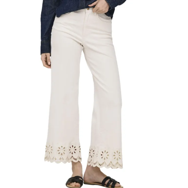 Pantalone donna Madison ricamo