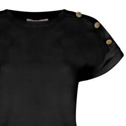 T-Shirt donna bottoni