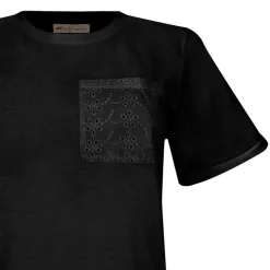 T-Shirt donna pizzo Sangallo