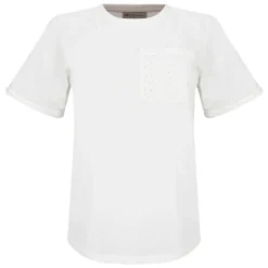 T-Shirt donna pizzo Sangallo