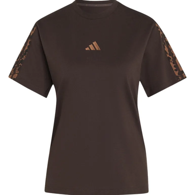 T-shirt donna Seasonal Essentials Animal Print 3-Stripes