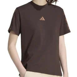 T-shirt donna Seasonal Essentials Animal Print 3-Stripes