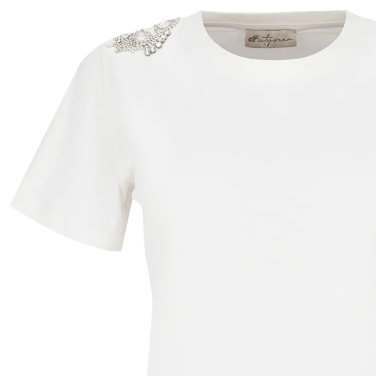 T-Shirt donna strass