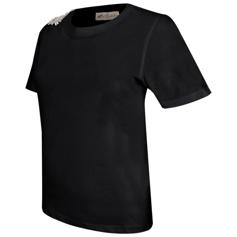 T-Shirt donna strass