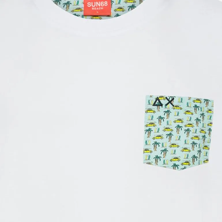T-Shirt uomo jersey taschino